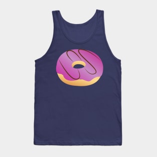 Sweet Pink Glazed Donut Tank Top